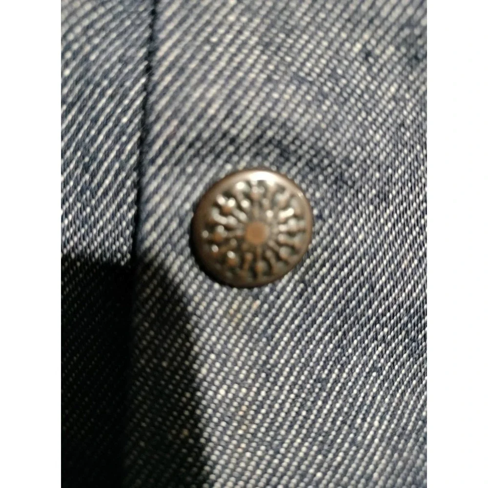 Montgomery Ward VINTAGE 1970's -1980's blue jean trucker jacket men medium-Large - Picture 3 of 4